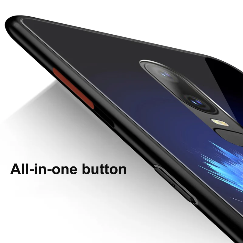 Роскошные закаленное Стекло телефон чехлы для Oneplus 6 мягкий TPU бампер силиконовый защитный Oneplus6 чехол One plus 6 funda 1+ 6 Coque
