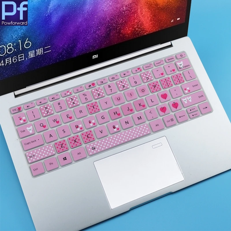 Силиконовый чехол для клавиатуры Xiaomi Mi Air 13 3 дюйма Mibook Защитная пленка ноутбука