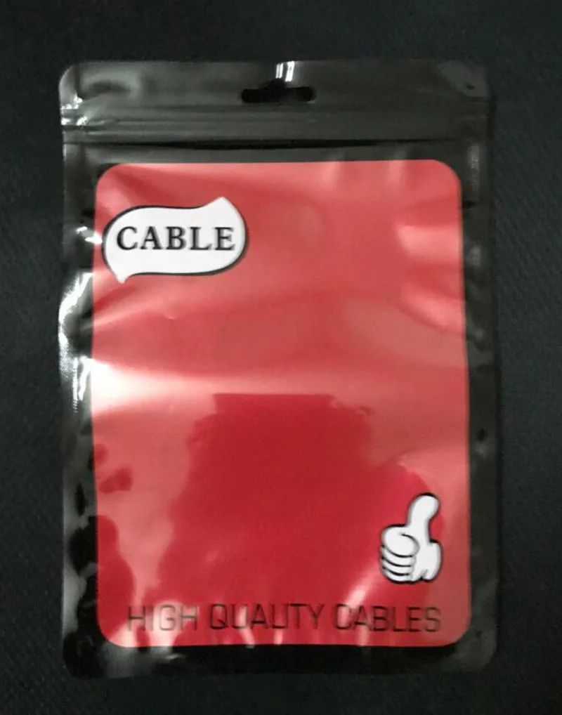 Большой размер 14*20 см Упаковка на молнии Розничная сумка для хранения с