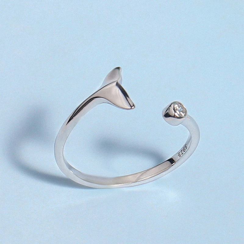 Женское кольцо в виде рыбьего хвоста SpringLight | Украшения и аксессуары