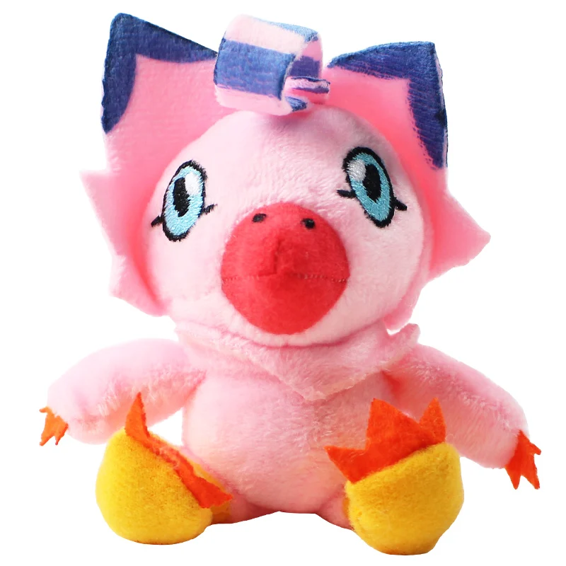 Piyomon Digimon плюшевая игрушка Patamon Palmon Piyomon Tailmon Gomamon Koromon Gabumon Agumon Мягкая кукла-чучело плюшевая подвеска брелок - Цвет: Piyomon