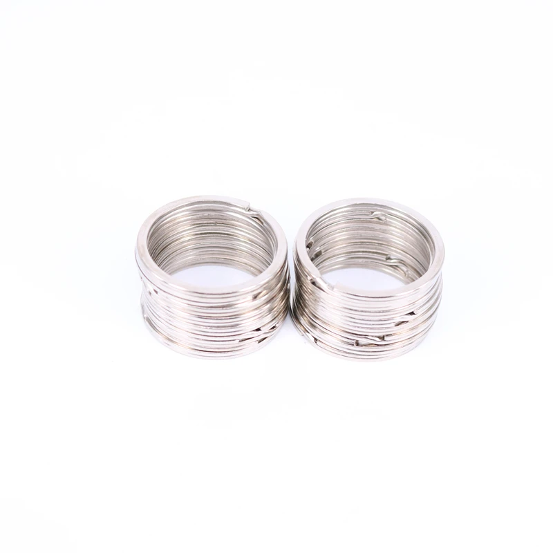 

10 шт., металлические кольца для ключей, 30 мм