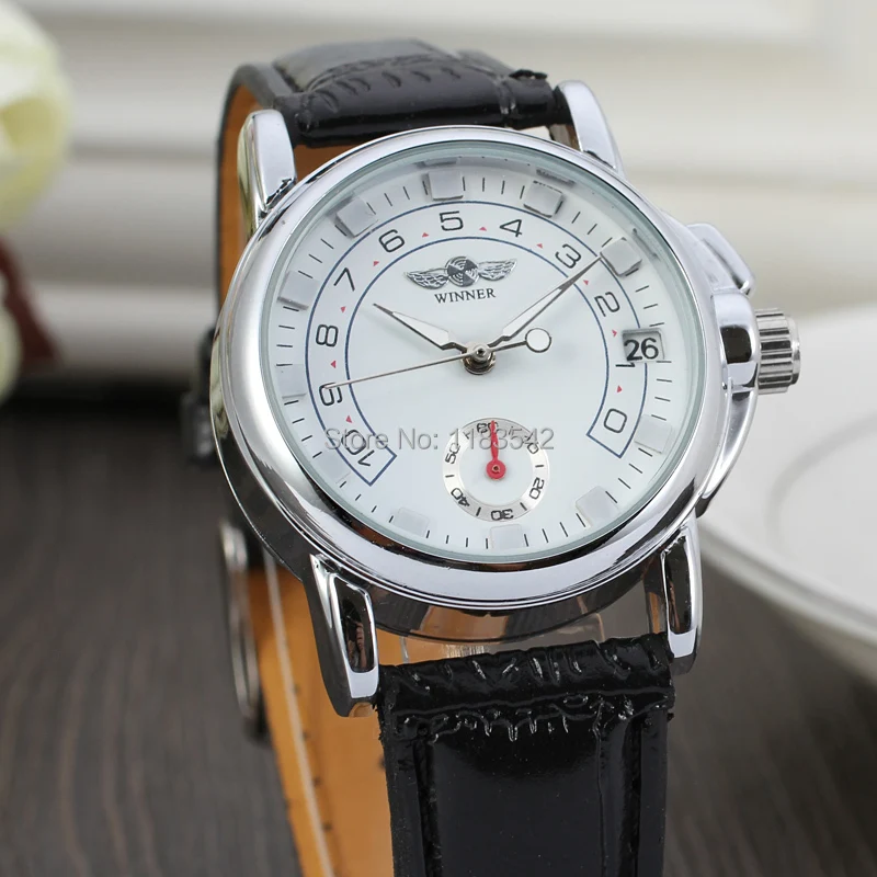 Winner часы новейший дизайн леди Высокое качество завод магазин Бесплатная