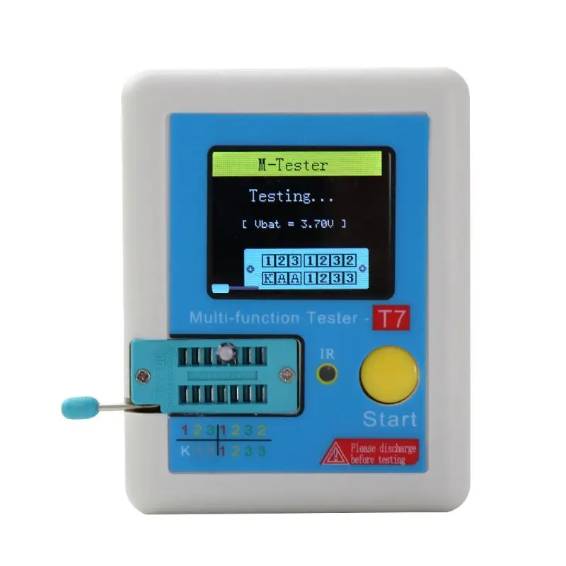 

LCR-T7 New Transistor Tester TFT Diode Triode Capacitance Meter LCR ESR Meter