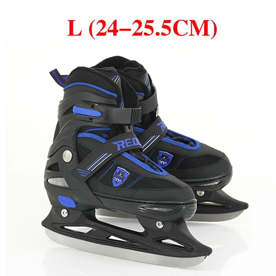 blue ball size L Коньки для коньков, обувь для трюков, для взрослых и детей, регулируемые коньки с шариковым лезвием, скоростные коньки, коньки для хоккея, нож для катания на коньках, спортивные, ID13 - Цвет: blue ball size L