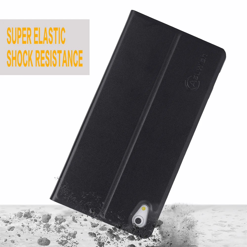 Кожаный чехол с откидной крышкой для sony Xperia Z5 Z 5 E6603 E6653 Dual E6683 E6633 5,2 дюймов с окошком сенсорного экрана чехол для телефона