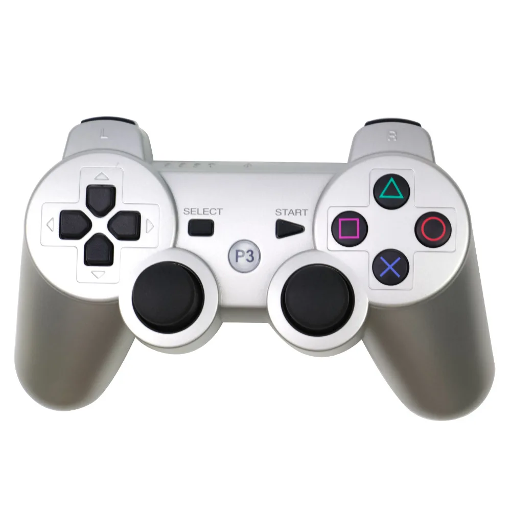 Type2 Silver Беспроводной Bluetooth контроллер для sony PS3 геймпад для Play Station 3 Джойстик для sony Playstation 3 для Dualshock контроллер - Цвет: Type2 Silver