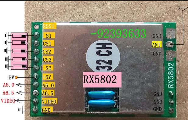 Бесплатная доставка 10 шт. беспроводной модуль приема звука для модели