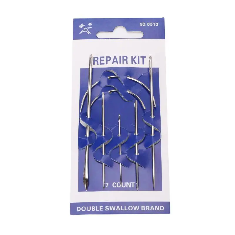 Новинка 7 шт. набор для ручной швейной иглы обивка ковры кожаный изогнутый холст |