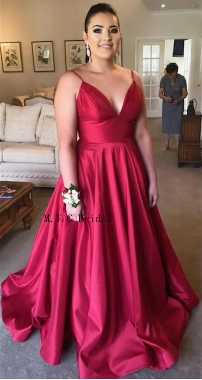 

Dark Red Long Formal Evening Dress Sweetheart Spaghetti Strap A Line Floor Length Cheap Wedding Party Dresses 2019 Custom Made