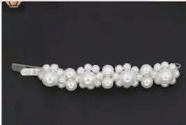 Hair Clip535 ZOSHI, Новое поступление, модное массивное роскошное ожерелье с подвеской из искусственного жемчуга, Золотое колье, массивное ювелирное изделие для женщин - Окраска металла: Hair Clip535