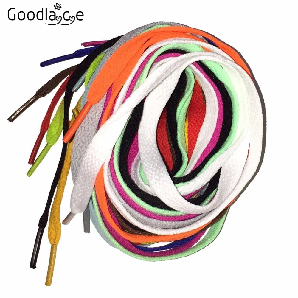 Wholesale 50 Pairs of Flat Shoelaces Shoe Laces Polyester for Sneakers 180cm/70.8Inch Long