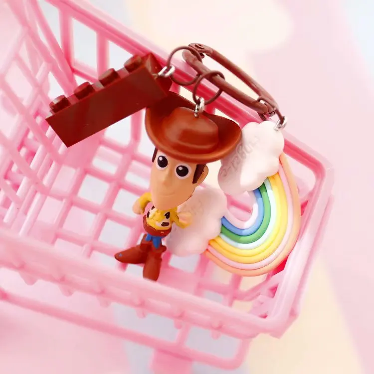 see chart IVYYE Вуди из «Истории игрушек» Lotso аниме экшн Брелок с фигуркой ПВХ фигурки брелок игрушки брелок держатель унисекс подарки Новинка - Цвет: see chart