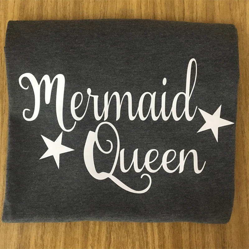 Футболка женская верхняя одежда размера плюс с рисунком футболка Русалочки