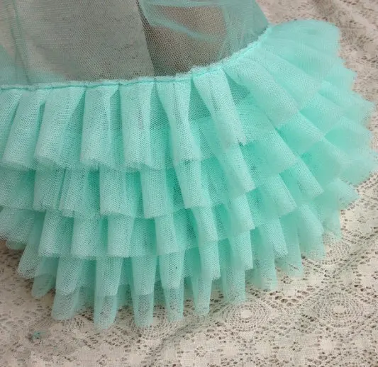 Плиссированная кружевная отделка цвета слоновой кости 3 ярда|lace trim|ruffled lace trimpleated
