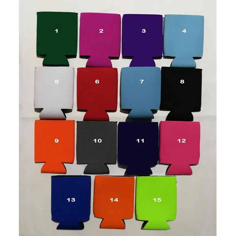 30 шт./лот разноцветный неопреновый держатель для бутылок пива кулер