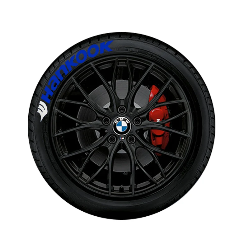 blue 4 set Автомобильный тюнинг, Универсальный 3D логотип, наклейка на колесо шины, авто стиль мотоцикла, на заказ, забавное Спортивное украшение, наклейки - Название цвета: blue 4 set