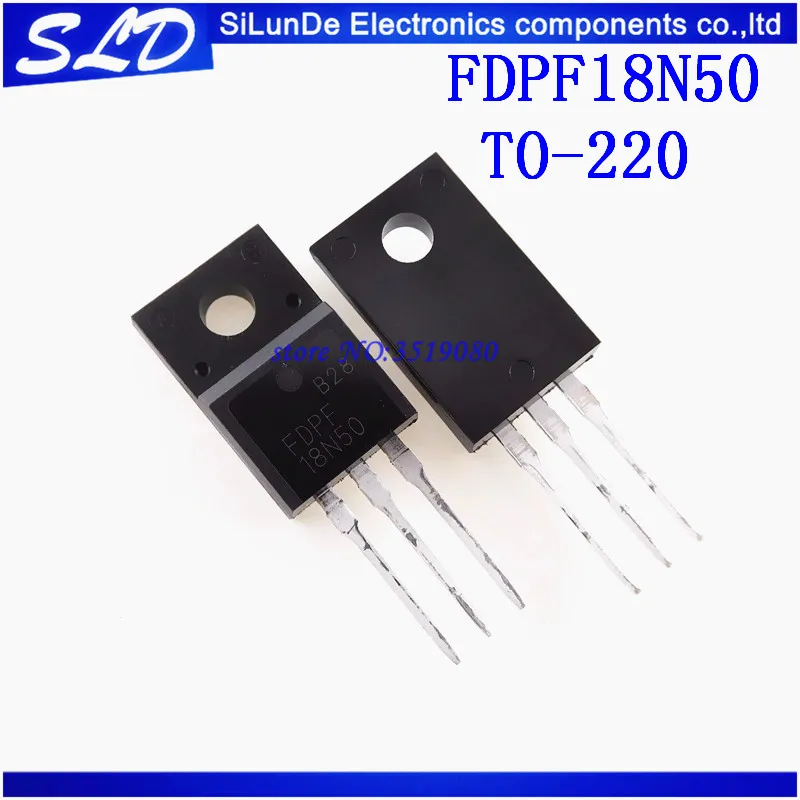 

Free Shipping 50pcs/lot FDPF18N50 18N50 FDPF18N50T TO220-F new and Original in stock