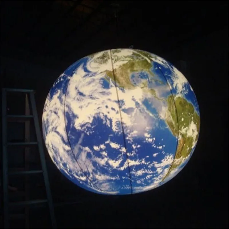 1 м надувной шар светодиодный освещение Глобус Вселенной модель