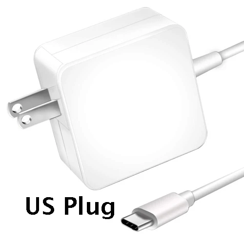 US Plug 90 Вт 87 Вт 65 Вт 45 Вт usb type-C адаптер для ноутбука Зарядное устройство для Macbook Asus lenovo ThinkPad Xiaomi Pro 20 в 3.25A 15 в 9 в 12 В 3A Питание переменного тока - Цвет: US Plug