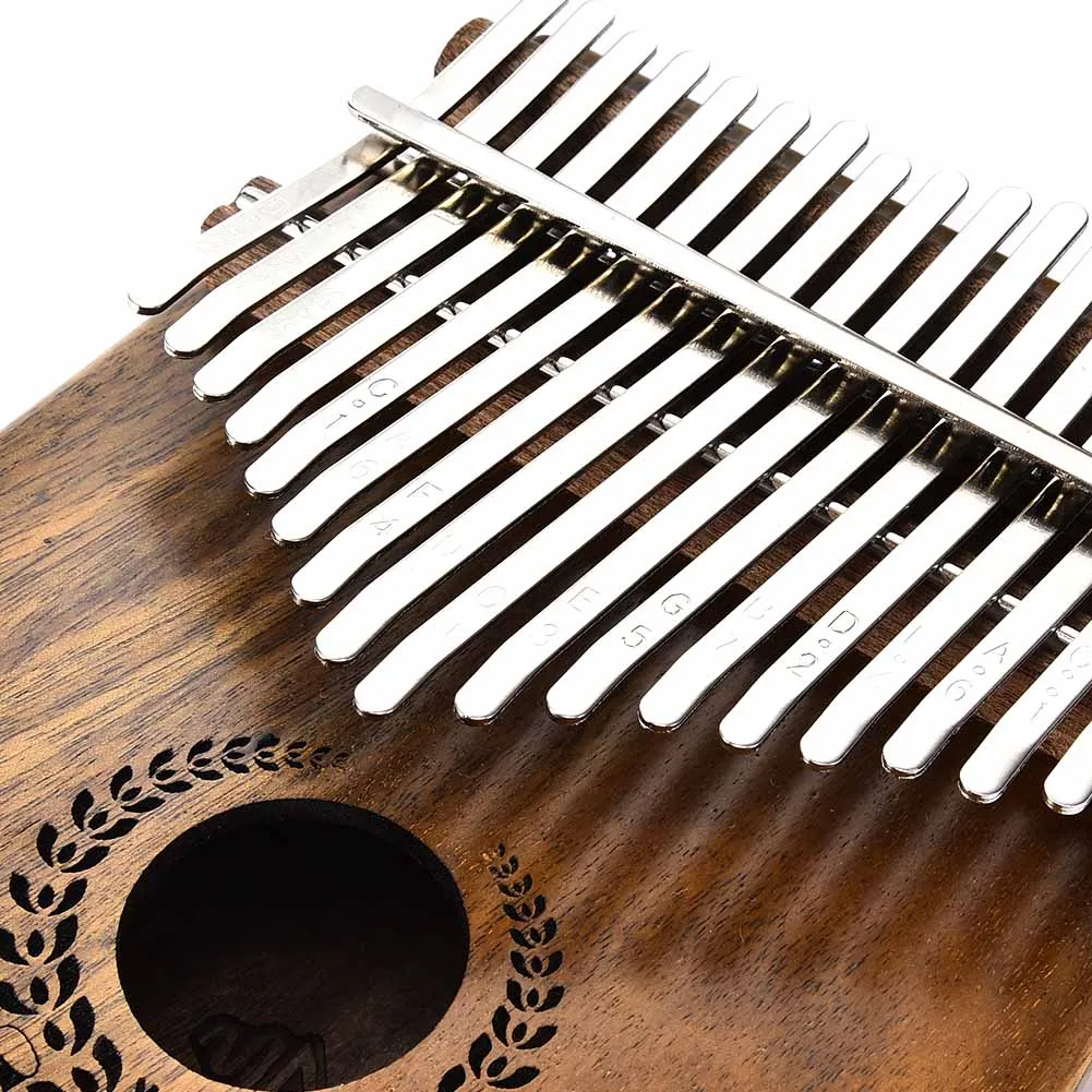 Красное дерево 17 ключ калимба Mbira большого пальца пианино с звукоснимателем и T8