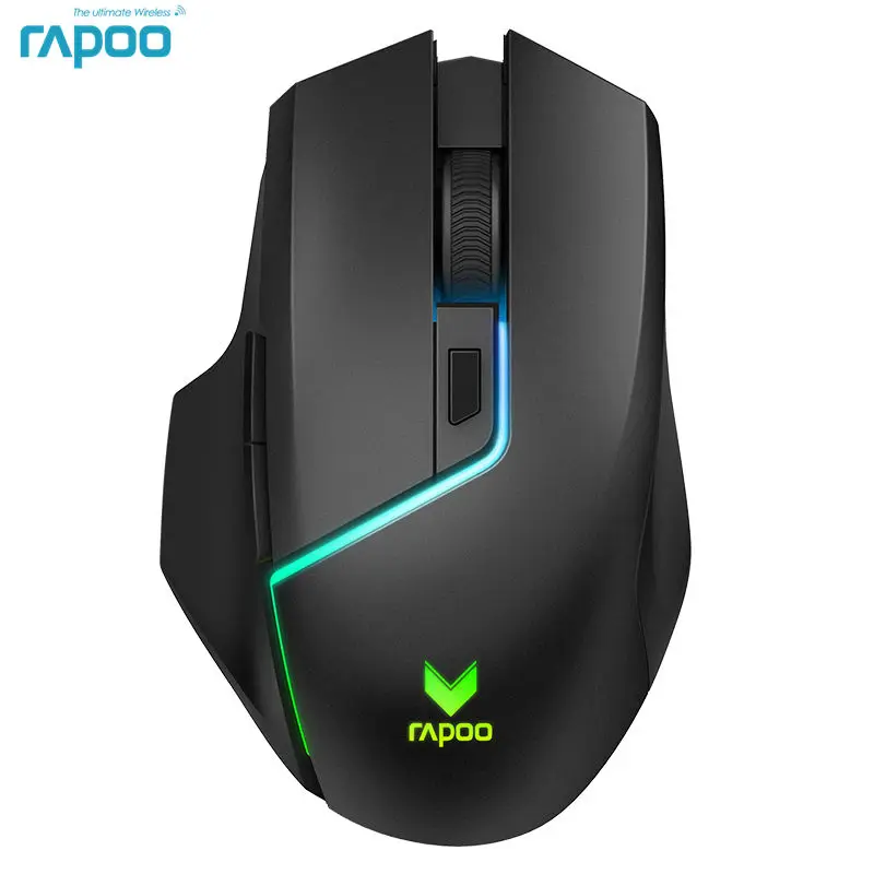 Rapoo Dual Model Gaming Mouse Wireless 5000 DPI 7 Buttons PUBG Computer Mouse Mice for FPS PC Laptop Gamer
