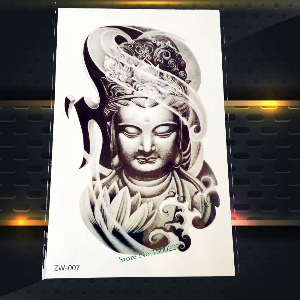 3D черная Пальмовая временная татуировка обувь Печать Водонепроницаемая мнимый