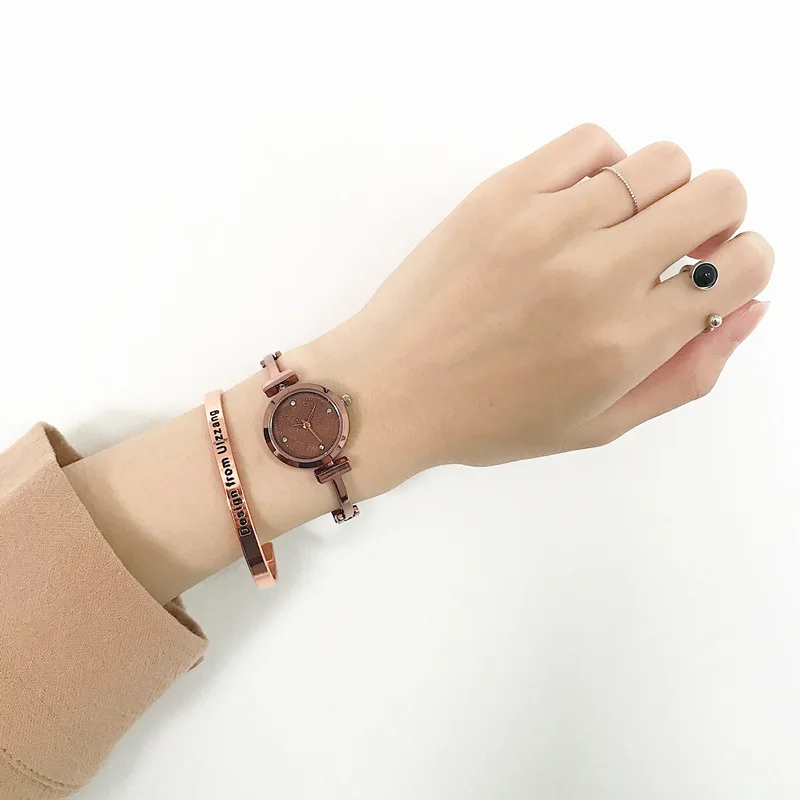 2019 Luxury Women Bracelet Watches Simple Quartz Watch Ladies Sturry Creative Female Bangle Casual Wristwatch reloj mujer | Наручные часы