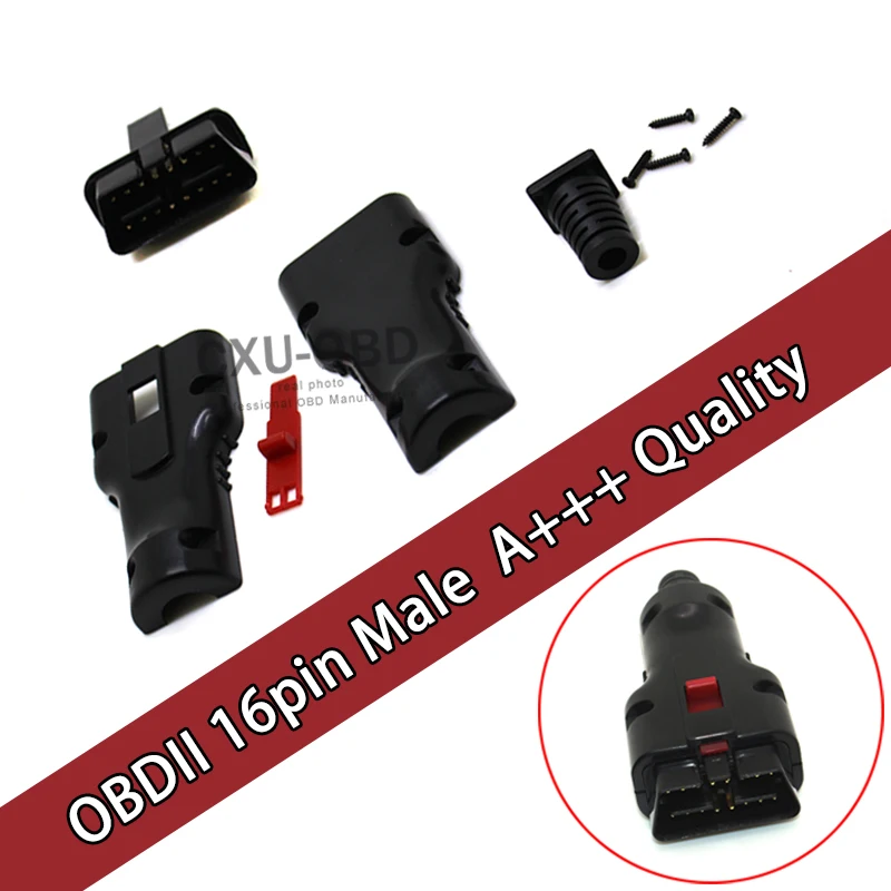 Бесплатная доставка 16Pin OBD2 разъем J1962m 24v A + Качество|obd2 connector|16pin obd2connector obd2 |
