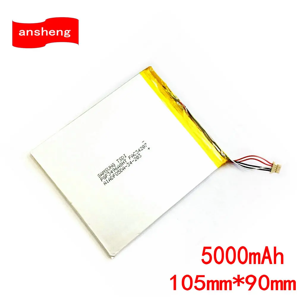 Высокое качество 5000mAh 3095105 батарея для Onda V820W Tablet 5 линий батареи|Аккумуляторы