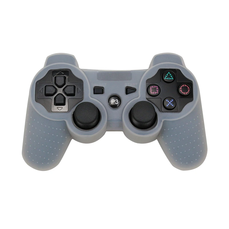 Для PS3 контроллер геймпад Камо силиконовый резиновый чехол Защитный чехол для Playstation 3 джойстик с 2 силиконовые колпачки