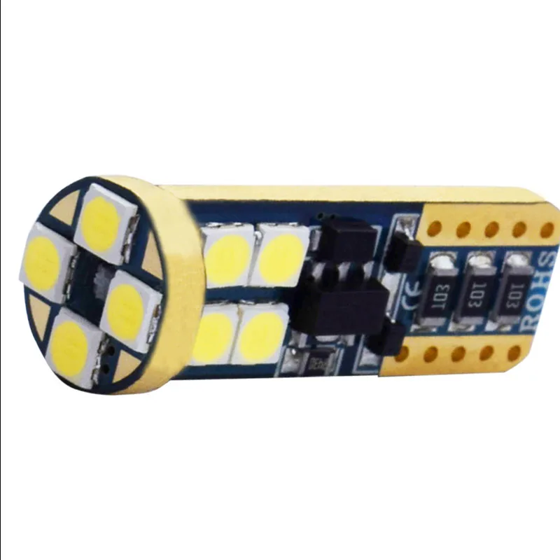 T10 W5W 12 SMD 3030 светодиодный автомобильный габаритный фонарь WY5W 12SMD LED CANBUS без ошибок
