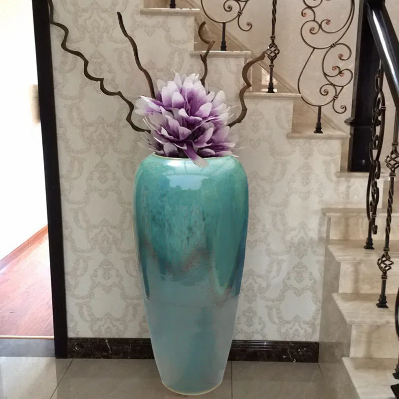 Longquan celadon цветок Модные маленькие украшения ваза для цветов керамическая чайная