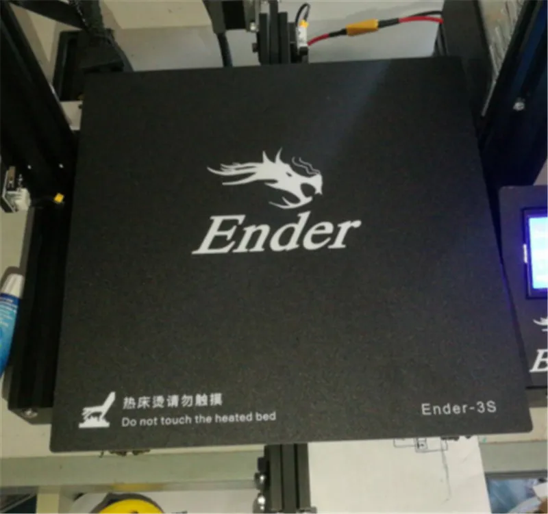 Черная Подогреваемая платформа для 3D принтера Creality ENDER-3 наклейка строительный