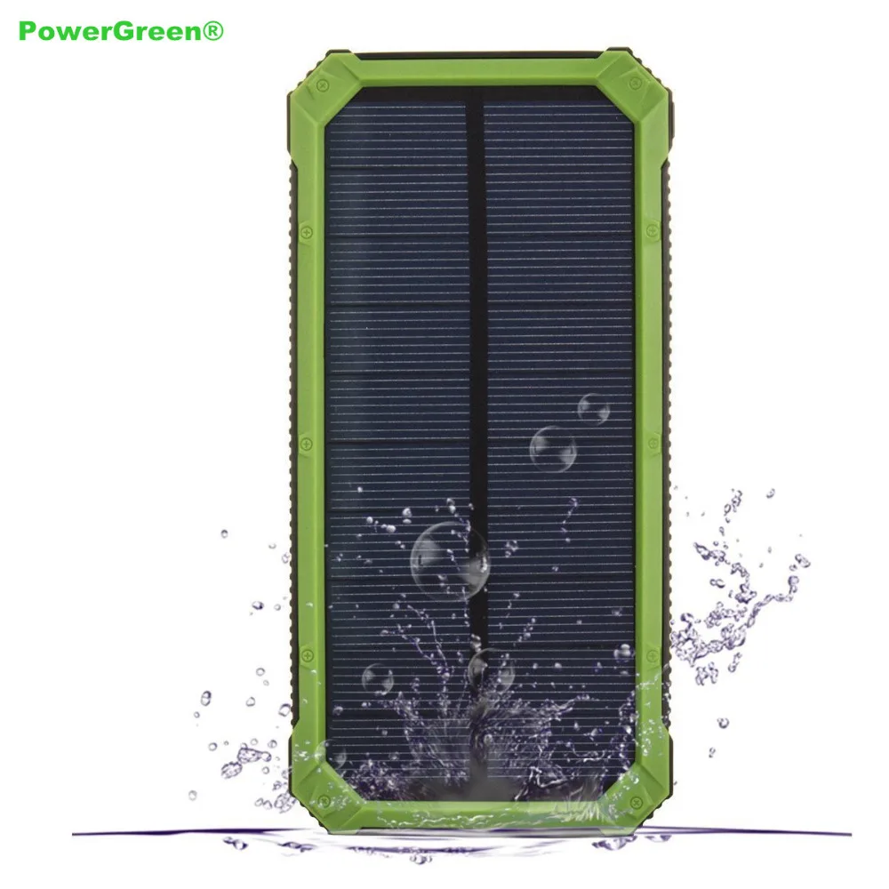 Power Green Key Chain Solar Charger 15000mAh Bank Mini Panel для Мобильный телефон Battery | Мобильные телефоны