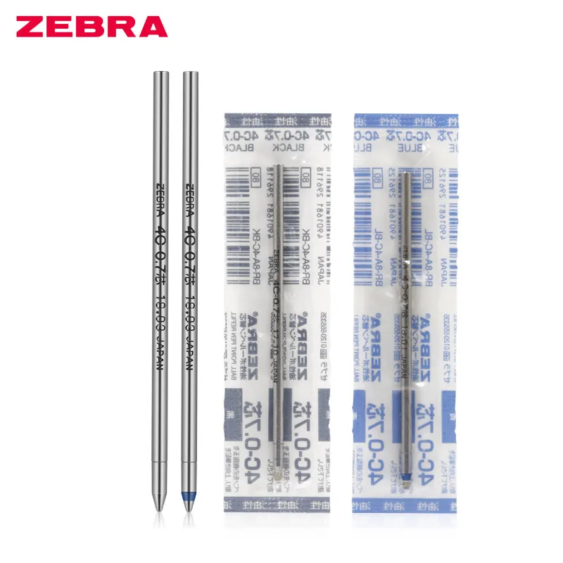 

ZEBRA Colored Ballpoint Pen Refill Oil Ink Refills School Stationery Office Supplies Suitable For Telescopic Pen 4C-0.7 1Pcs