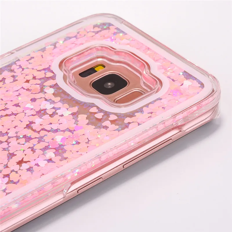 Роскошный Жидкий чехол для Samsung Galaxy S8 жесткий пластиковый Csae Plus|case for samsung galaxy|liquid