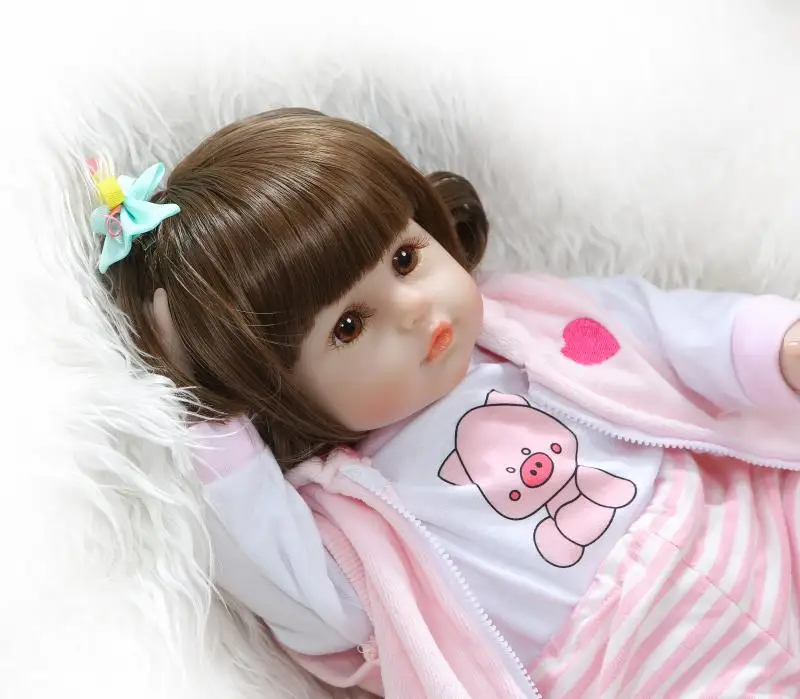 48 см Новинка Bebe Reborn Реалистичная силиконовая кукла Baby Dolls Boneca Kids подарок на день