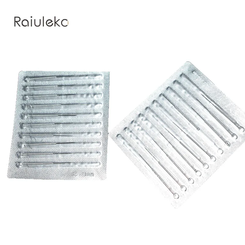 40Pcs=4bag Micro Removal Pen Point Mole Needle Sweep Spot Wash Eyebrow Tattoo Laser Plasma Point Tattoo Machine FineNeedles