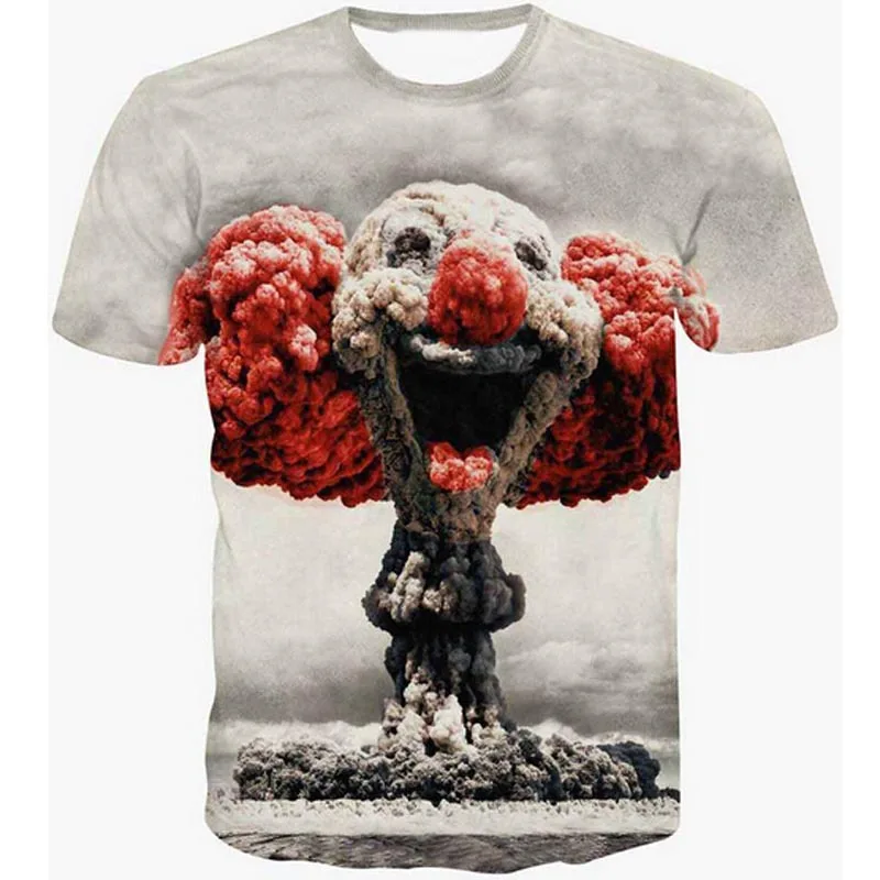 2015 New Fashion 3D T Shirt Men/Women Brand Thinker Print T-Shirt O-Neck For Men Short Sleeve HipHop Harajuku Tshirt Tee | Мужская