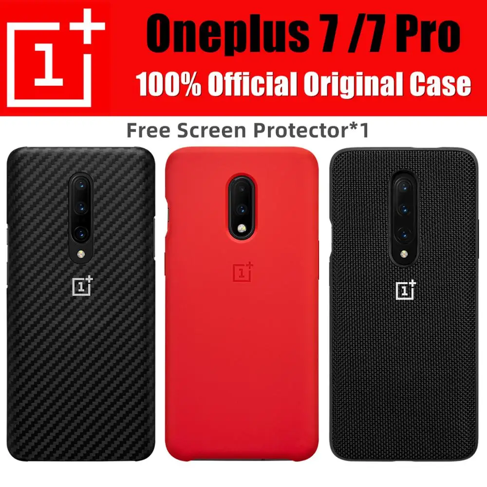 Oneplus 7 Чехол оптовые цены 100% оригинал ONEPLUS официальный запас силиконовый песчаник