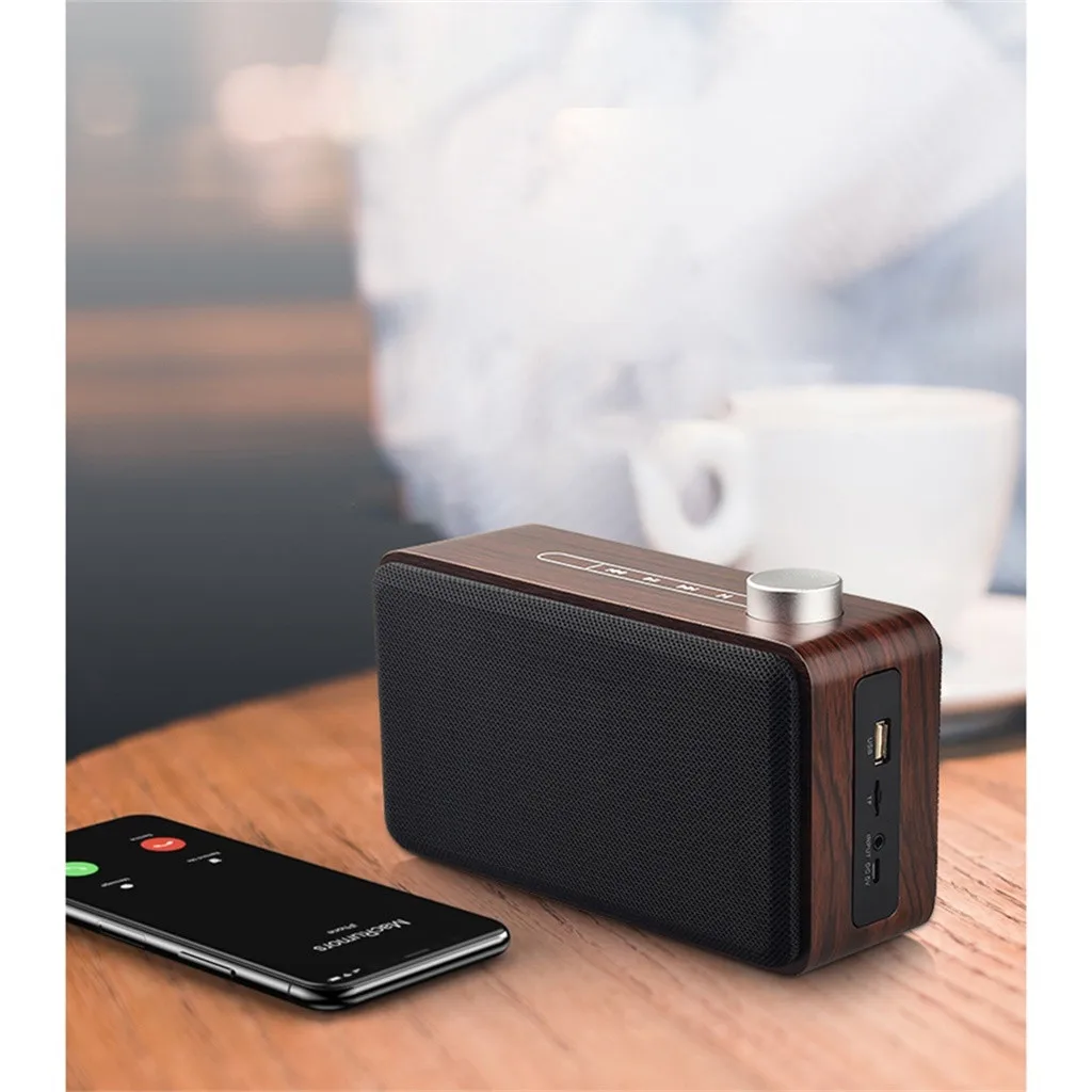 HIfi портативный мини Bluetooth беспроводной стерео музыкальный динамик USB FM радио TF