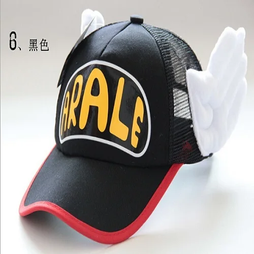 Аниме-шляпа, косплей, дышащая шапка с сеткой, шапки Dr. Slump Arale Angel Wings, летняя красочная сетчатая бейсболка, регулируемая - Цвет: Color 6