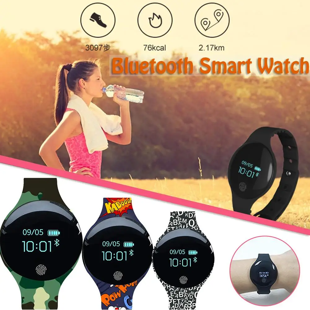 Модные Смарт часы TLW08 с Bluetooth для женщин и детей водонепроницаемый фитнес трекер