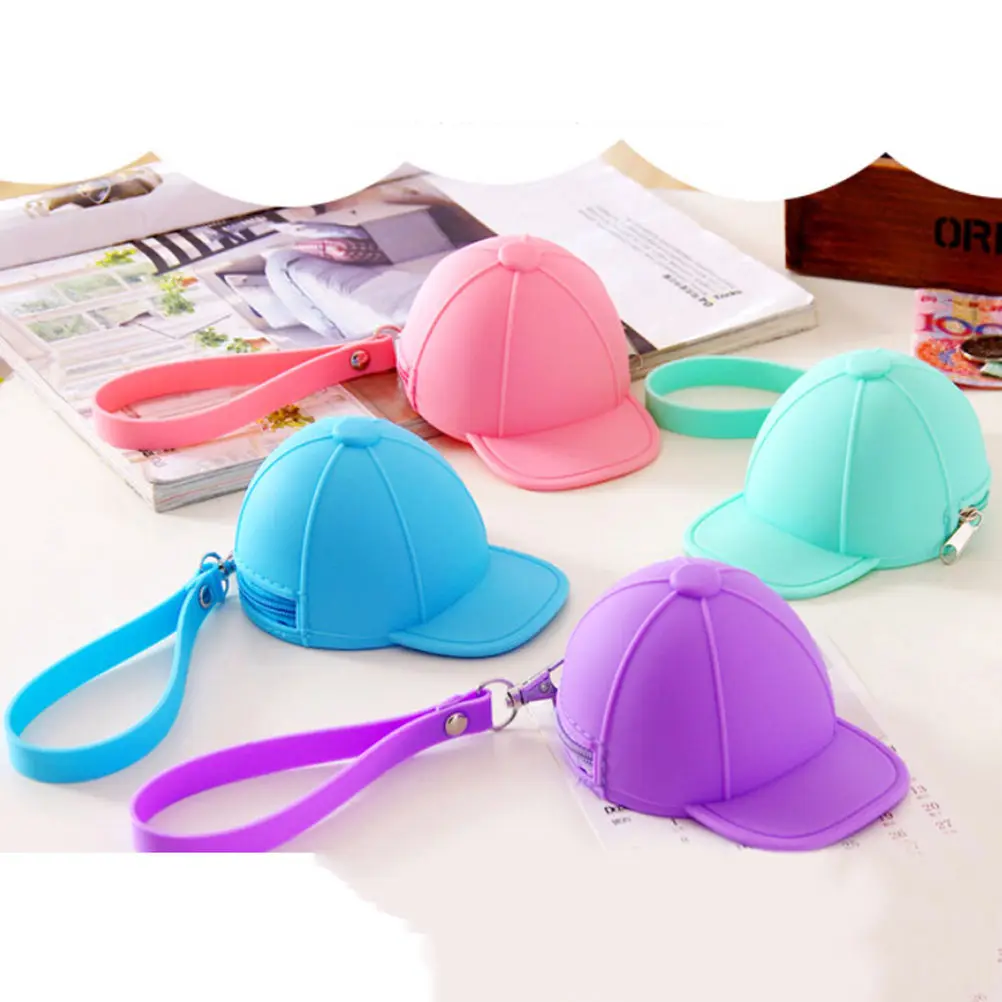 Красочные силиконовые детские кошельки милые держатели для монет подарки