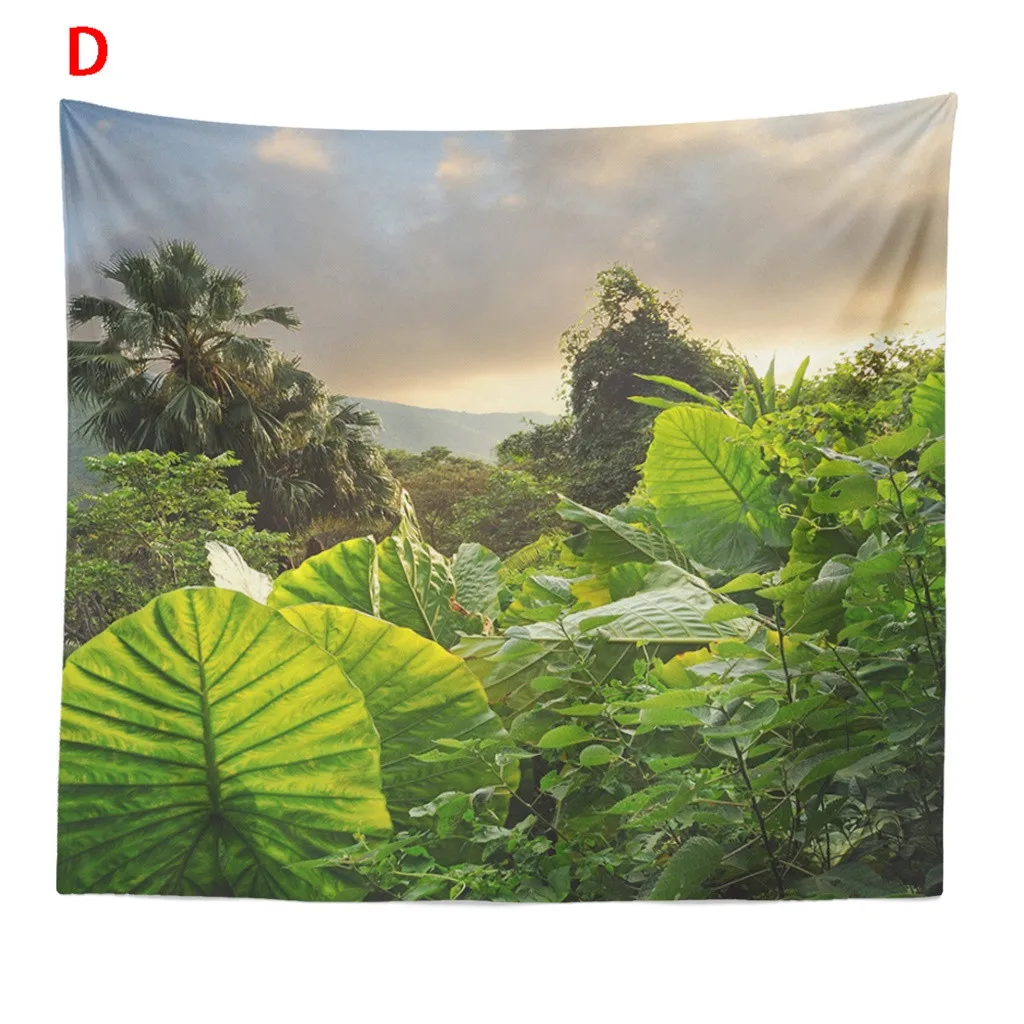 150x200CM wall hanging tapestry decor Nature Landscape Tree Tapestries For Bedroom Living Room Home Decor Textile F300503 | Дом и сад