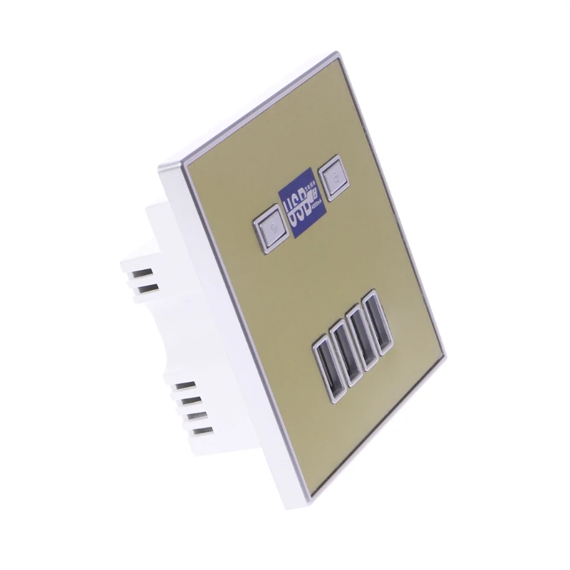 220V 4A 86 type 4 usb порты настенная розетка адаптер зарядное устройство Панель L15