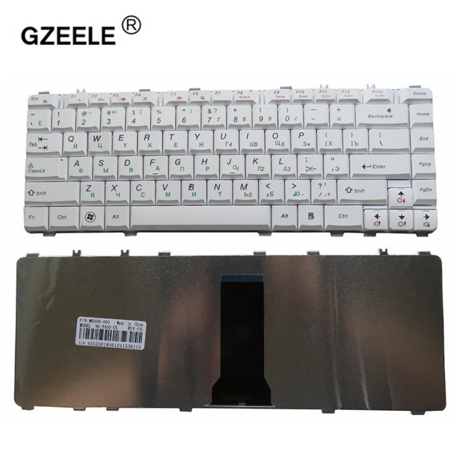 GZEELE(на английском языке) Клавиатура для lenovo для Ideapad Y450 Y450A Y450AW Y450G Y550 Y550A Y550P Y460 Y560 B460 Y550A черный ноутбук