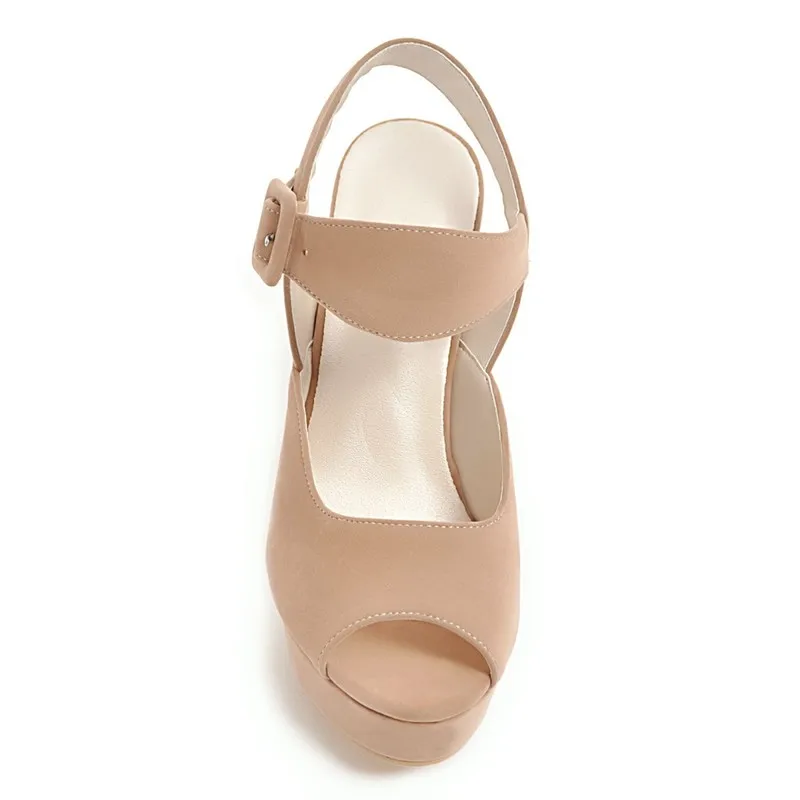 TXCNMB 2020 new arrival women sandals buckle summer shoes elegant super thin high heels platform woman wedding | Обувь