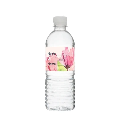 6pcs Bottle Label Причудливый букет цветов 20 шт. вечерние салфетки розы этикетка бутылки наклейка коробка свадебных приглашений сумка предметы для украшения дня рождения - Цвет: 6pcs Bottle Label
